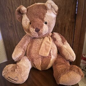 Dennis Basso Brown and Tan Plush Bear